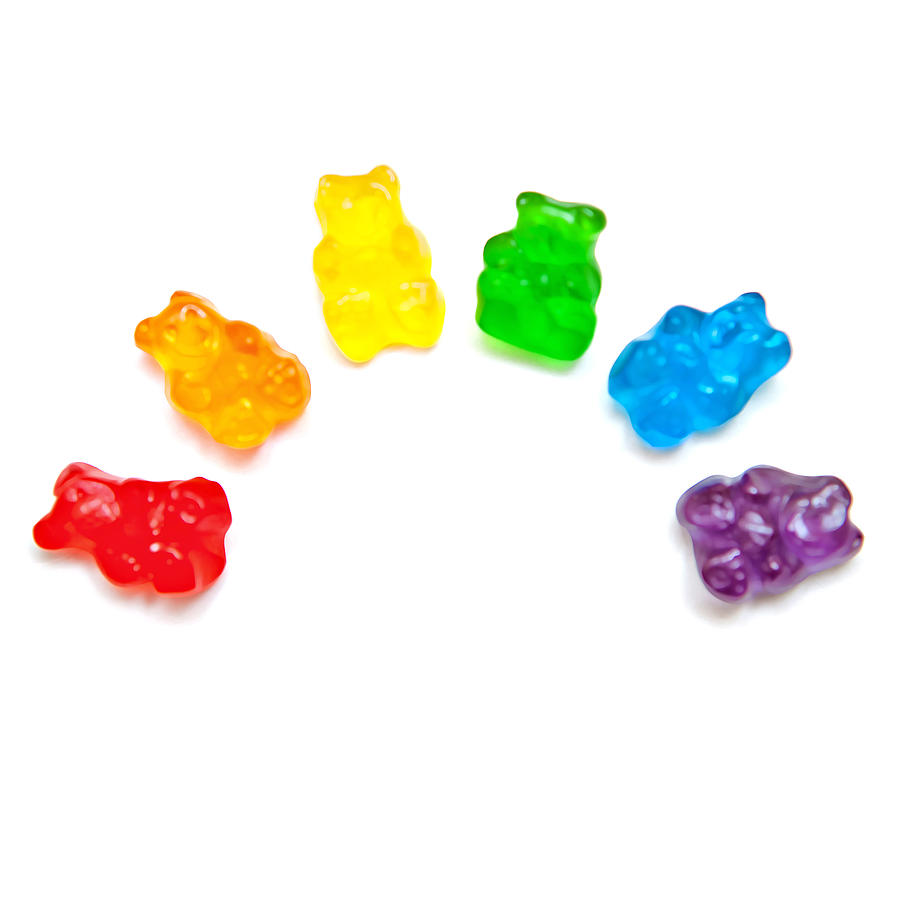 Candy Photograph - Candy Bears by Art Block Collections