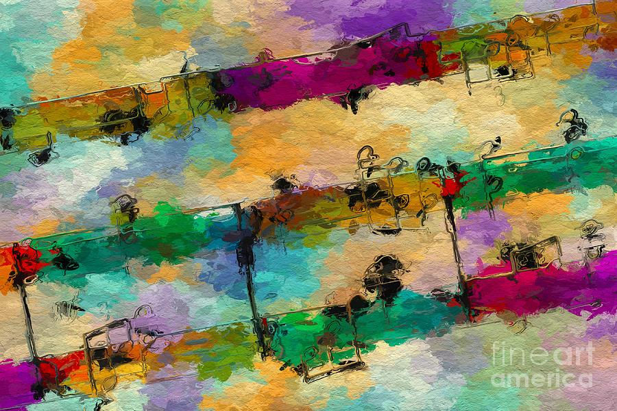 Candy-coated Chords 1 Digital Art by Lon Chaffin
