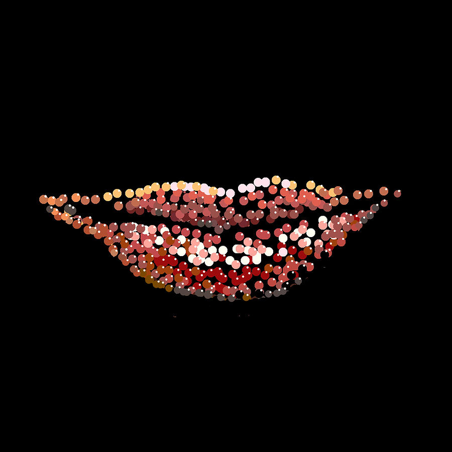 Candy Lips Digital Art by R  Allen Swezey