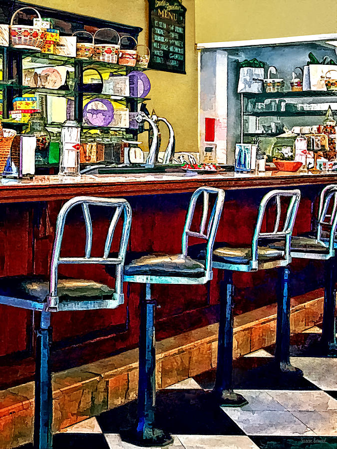 Candy Store With Soda Fountain Photograph by Susan Savad