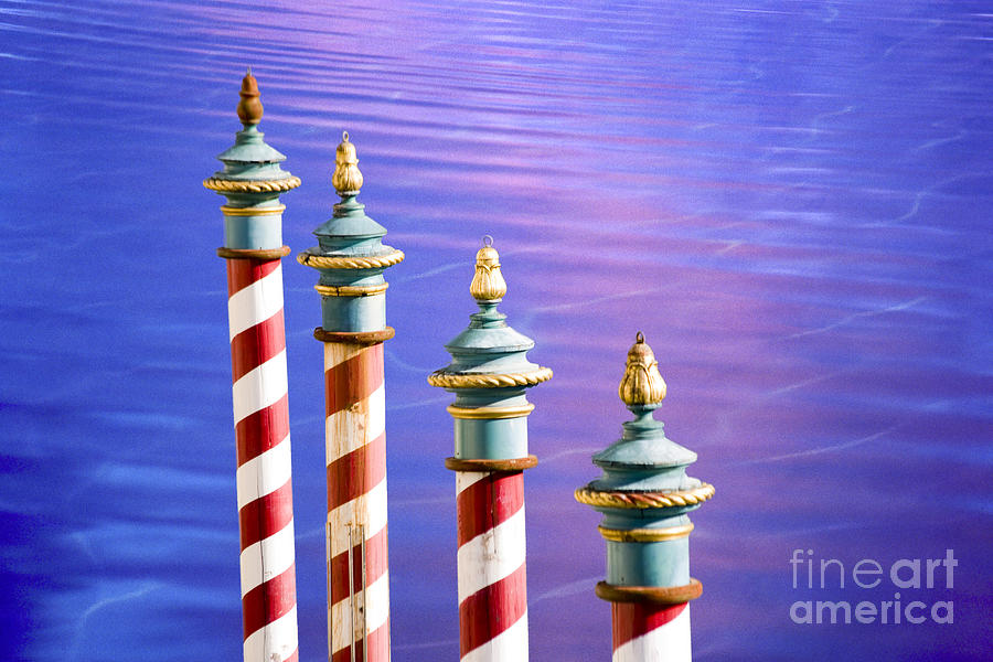 Candy-Striped Paline of Venice Photograph by Heiko Koehrer-Wagner