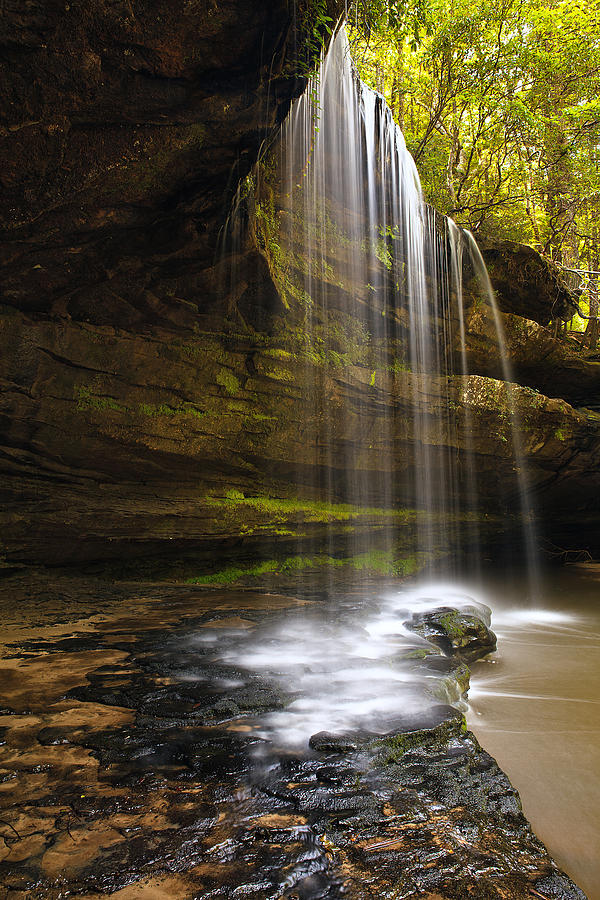 Caney Creek Falls Photograph by Marvin Foran - Pixels