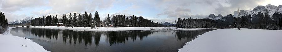Banff National Park Photograph - Winter Mountain Calm - Canmore, Alberta by Ian McAdie