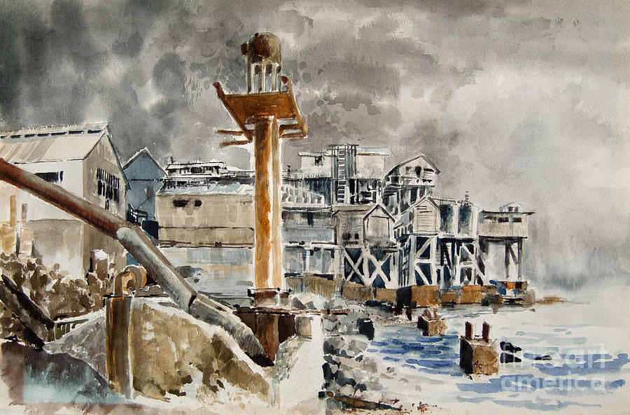 Cannery Row Before The End - 1 Painting by Anthony Coulson