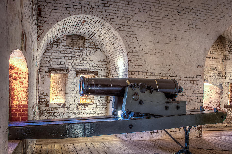 Cannon At Fort Pulaski Photograph