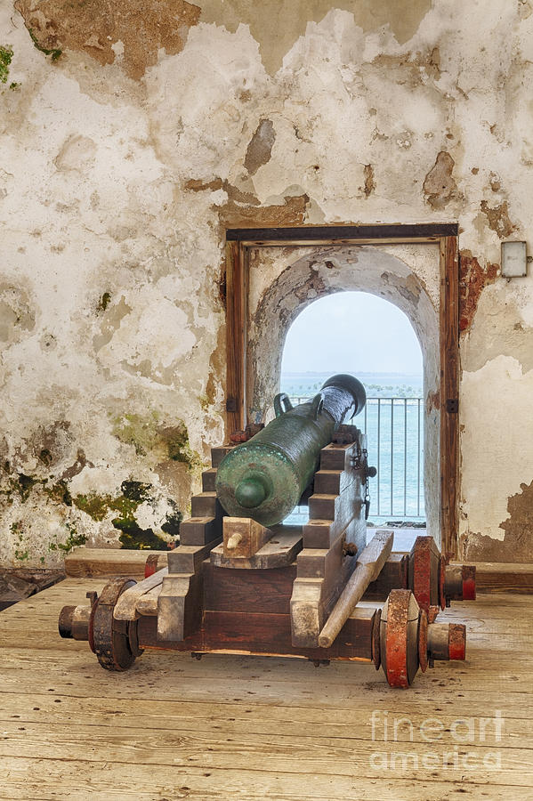 Cannon At Fort San Felipe Del Morro Photograph by Bryan Mullennix