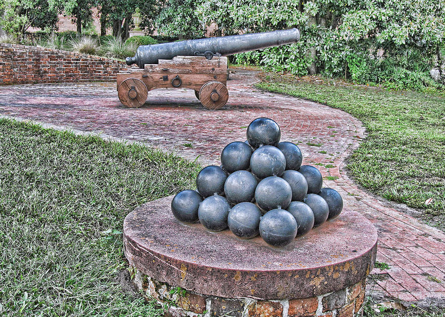 Cannon Balls Photograph by Vic Montgomery