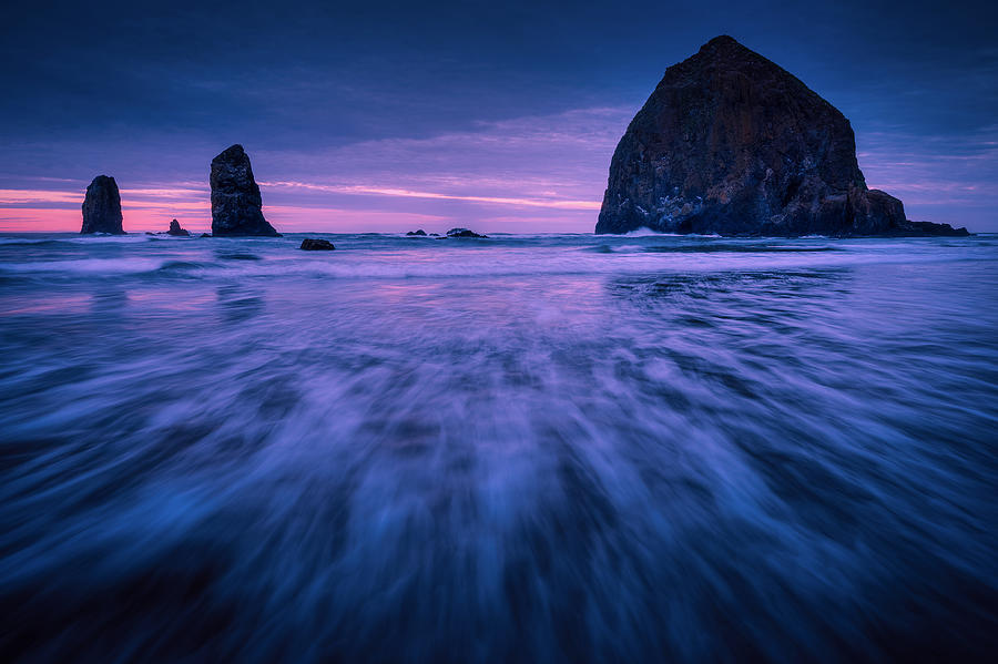Sunset Photograph - Cannon Beach Dreaming by Dan Mihai