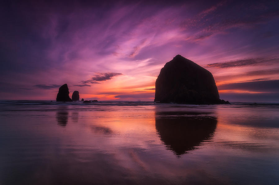 Sunset Photograph - Cannon Beach Dreams by Darren White