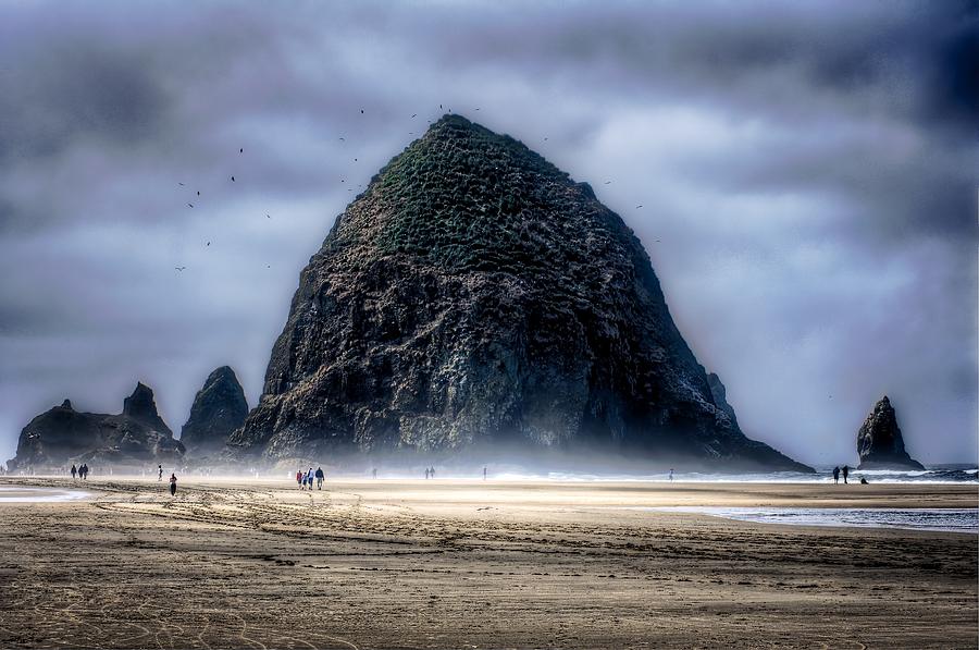 Dramatic Haystack - Cannon Beach Photograph by Spencer McDonald