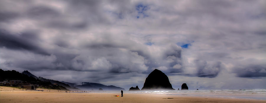 Cannon Beach Panorama - The Oregon Coast Photograph by David Patterson