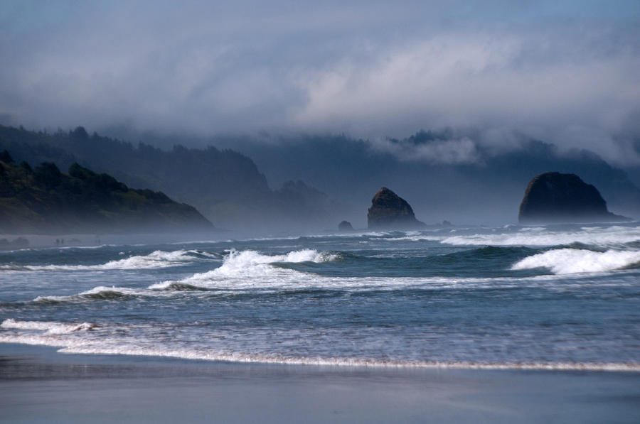 Cannon Beach Sea Stacks Photograph by Sharon Goldsboro - Fine Art America