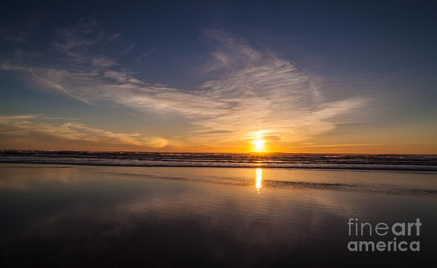 Cannon Beach Photograph - Cannon Beach Sunset Vision by Mike Reid