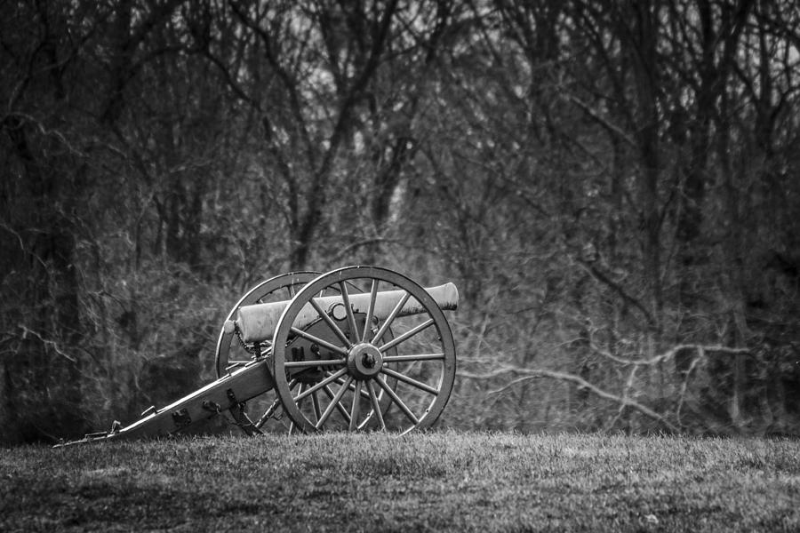 Cannon Black and White Photograph by Bradley Clay