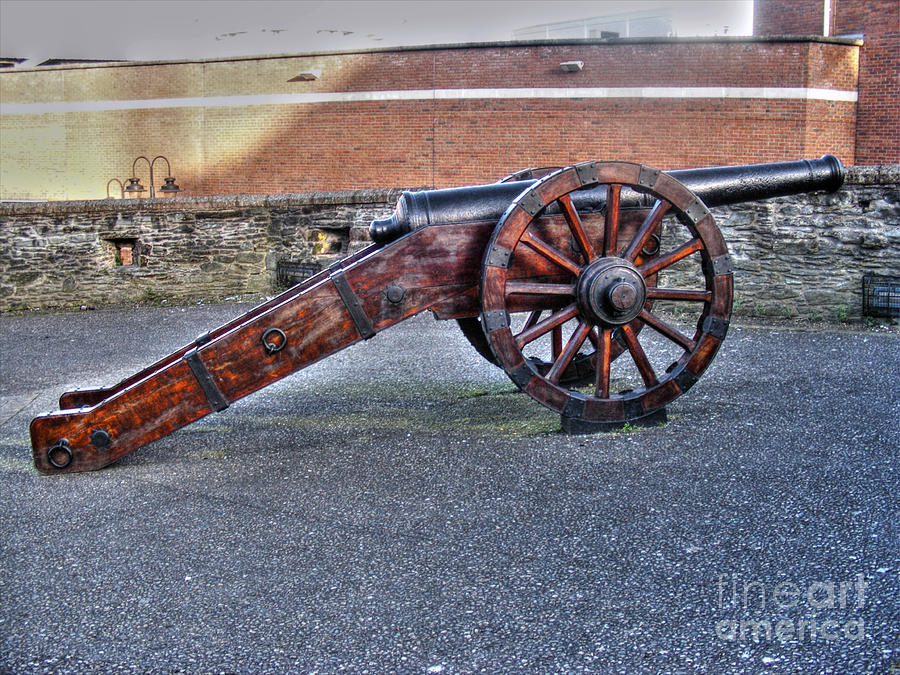 Cannon Of Maiden City On Derry Walls Photograph by Nina Ficur Feenan
