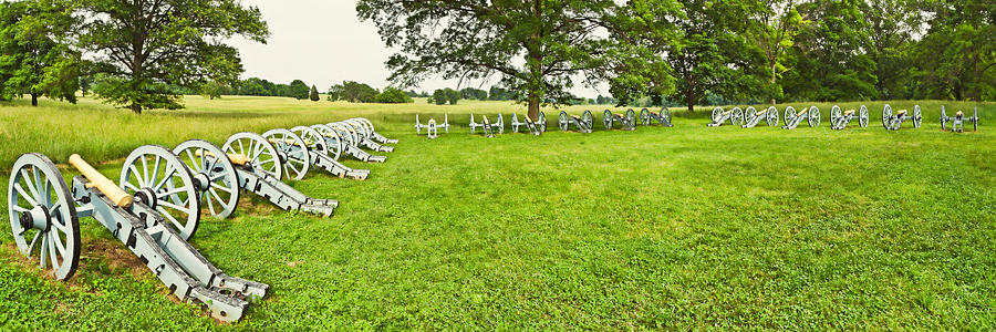 Nature Photograph - Cannons In A Park, Valley Forge by Panoramic Images