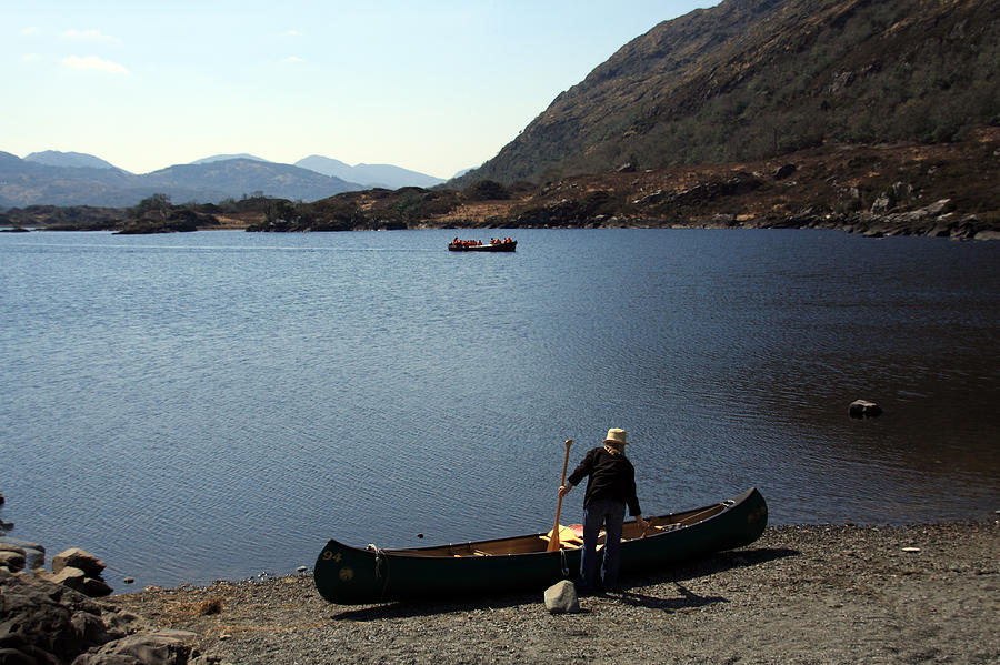 Canoe By The Lake Photograph by Aidan Moran