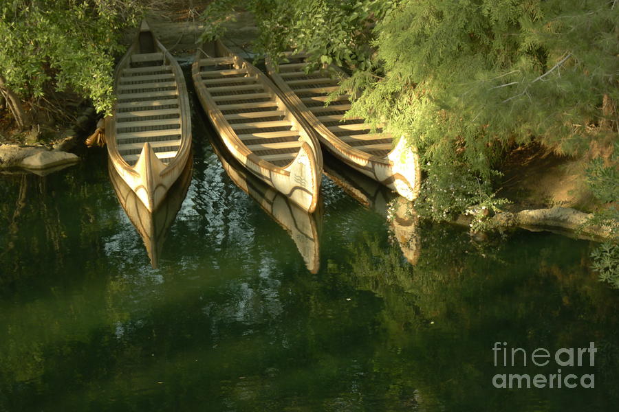 Canoes Photograph by Nora Boghossian