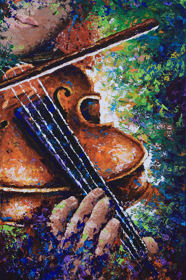 Canon in D Major Painting by Connie Mobley Medina