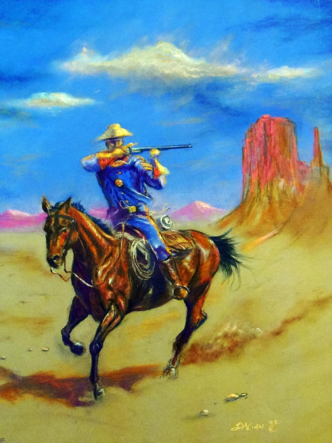 Horse Pastel - Cant Miss by Tommy  Winn