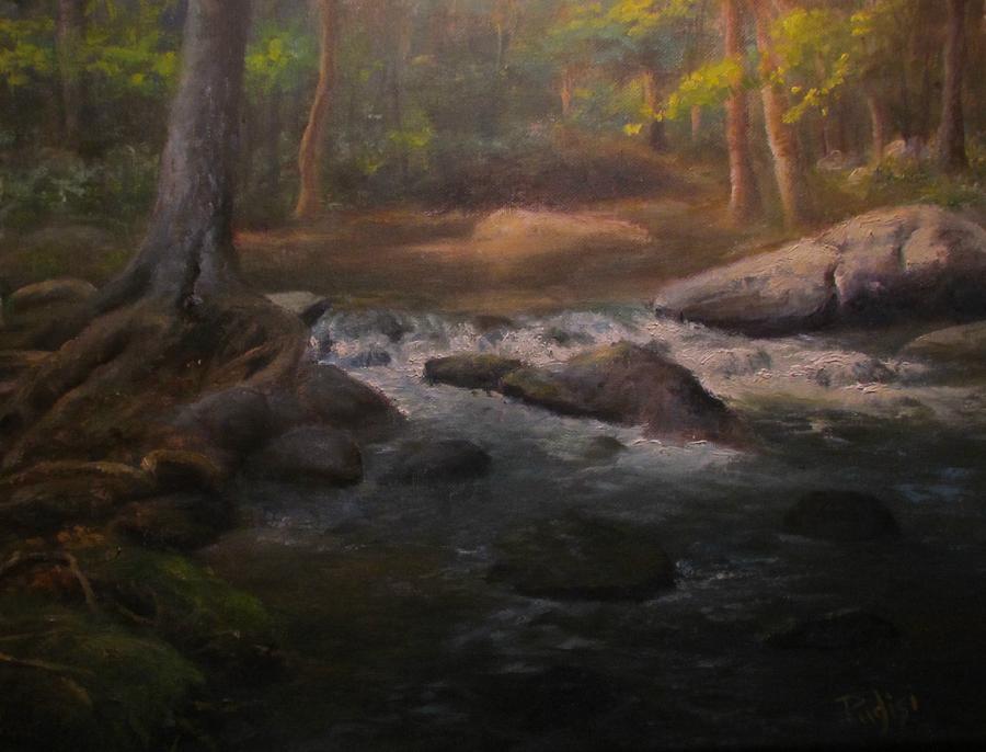 Cant Step Into the Same River Twice Painting by Bill Puglisi