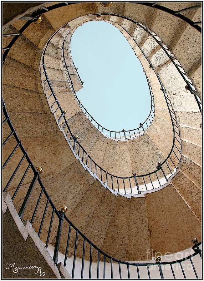 Cantilevered Stairway to the Sky Photograph by Mariarosa Rockefeller