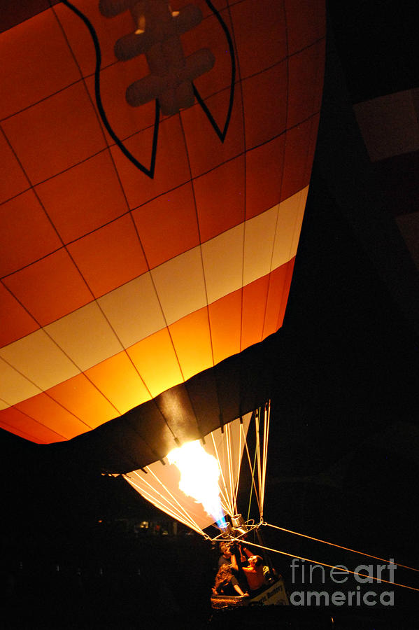 Canton Balloon Classic Holding it Down Photograph by Lila Fisher-Wenzel