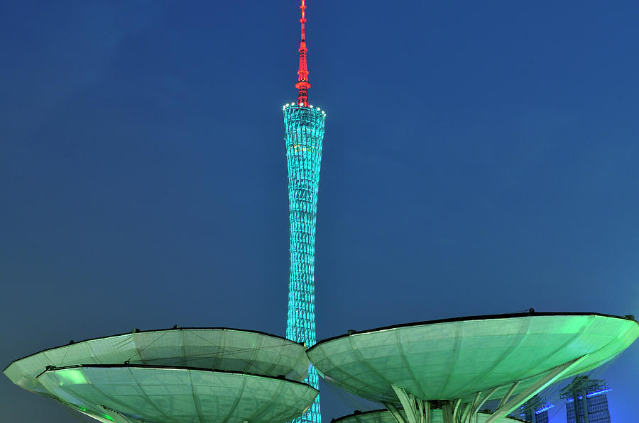 Canton Tower Photograph by Huang Xin Canton Tower Photograph by Huang Xin