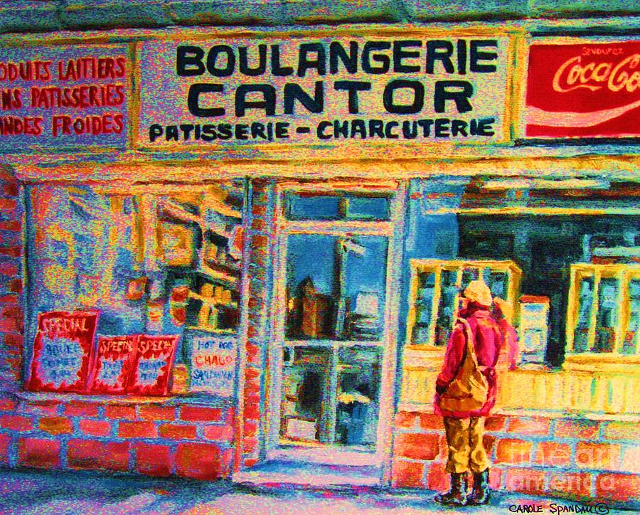 Cantors Painting - Cantors Bakery by Carole Spandau