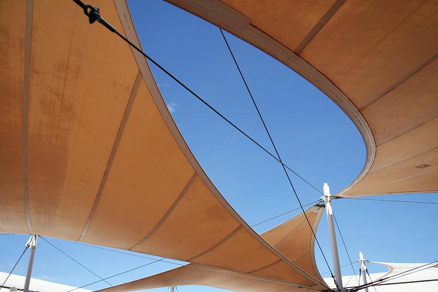 Canvas Sails Photograph by Chris Martin-bahr/science Photo Library