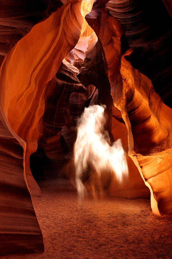 Antelope Canyon Photograph - Canyon Apparition by Joseph Rossbach