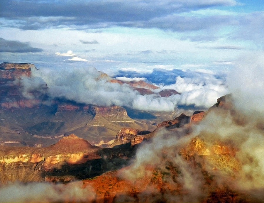 Landscape Photograph - Canyon Clouds by Alan Socolik