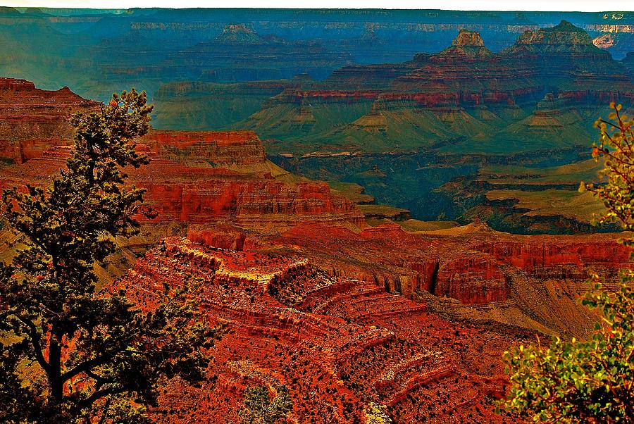 Canyon colours show through Photograph by Jim Hogg - Fine Art America