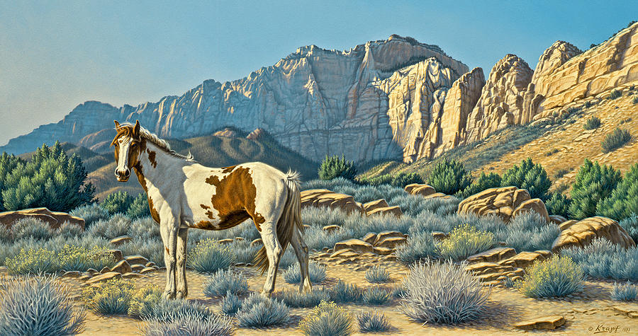 Landscape Painting - Canyon Country Paints by Paul Krapf