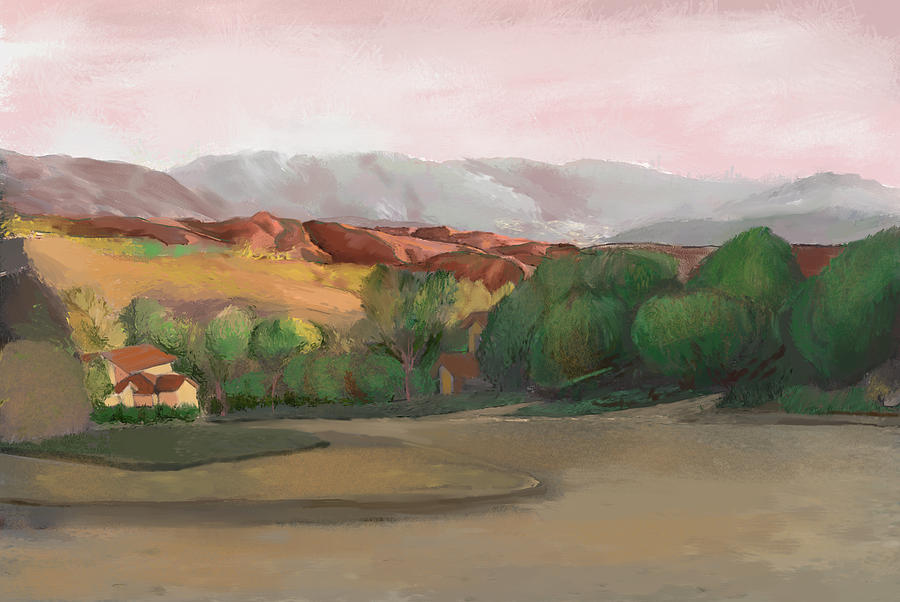 Canyon Country Mixed Media - Canyon Country Sunset by Karen Sperling Canyon Country Mixed Media - Canyon Country Sunset by Karen Sperling