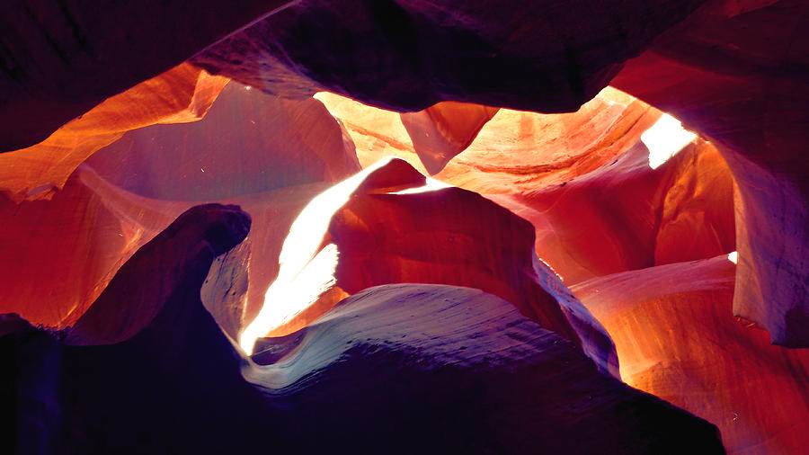 Antelope Canyon Photograph - Canyon Formation by Joanna Aud