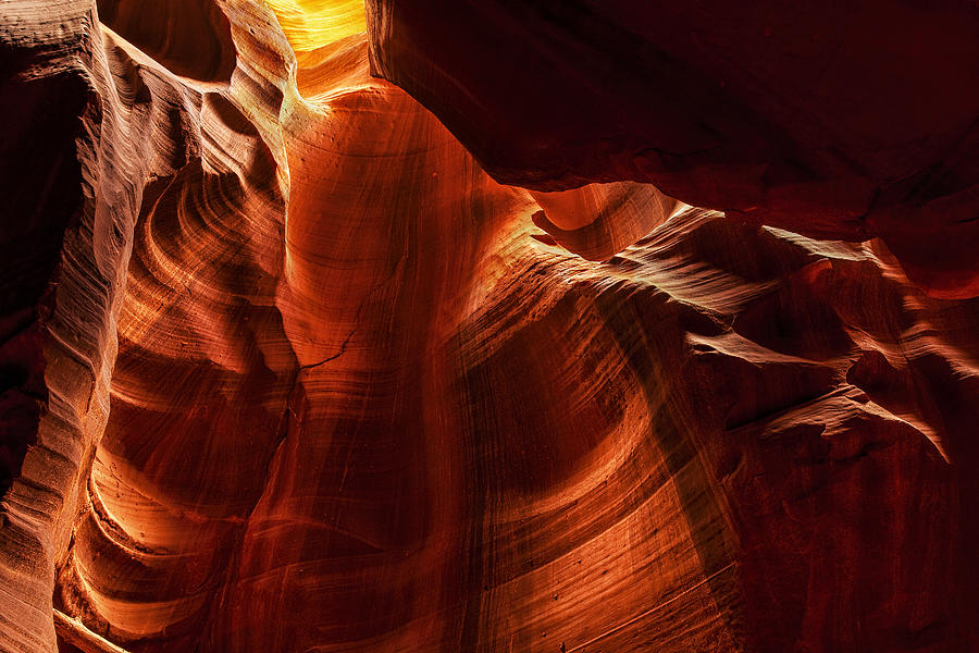 Antelope Canyon Photograph - Canyon Light by Andrew Soundarajan