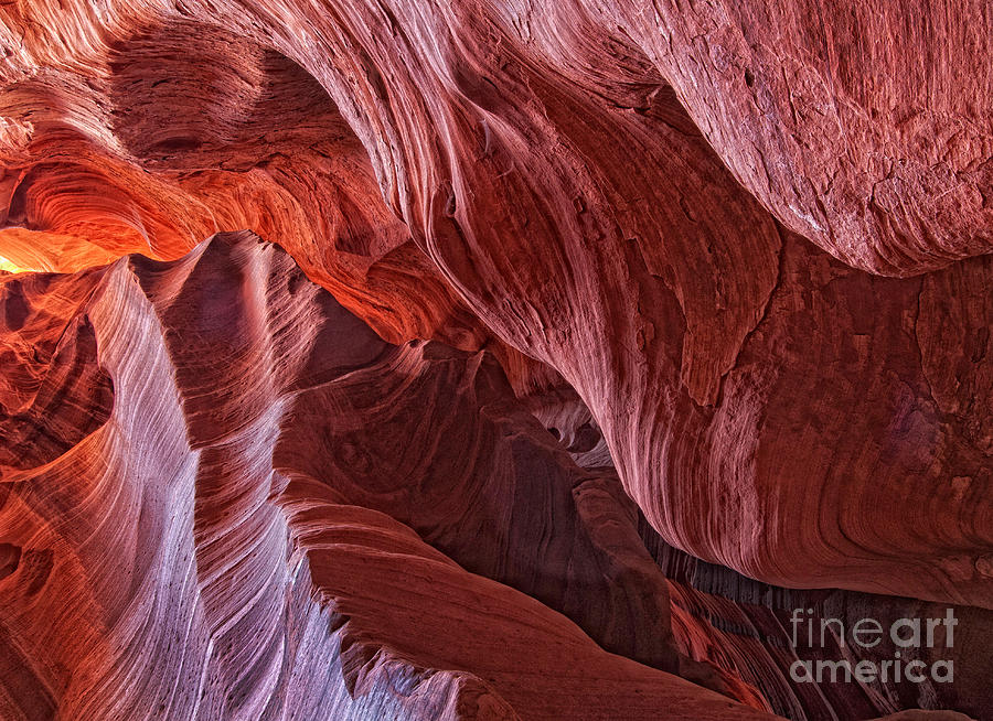 Abstract Photograph - Canyon Reds by Claudia Kuhn