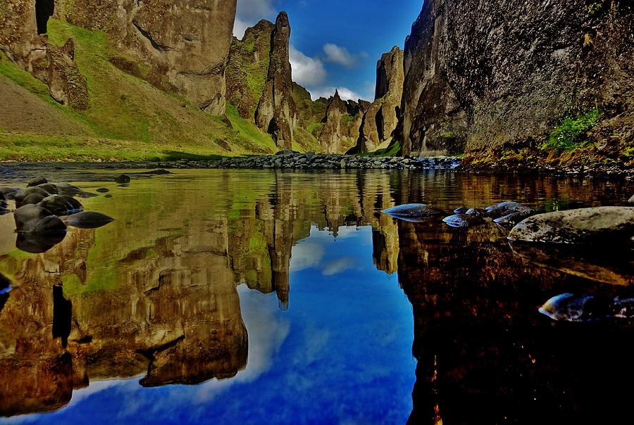 Nature Photograph - Canyon Reflections by Sarah Pemberton