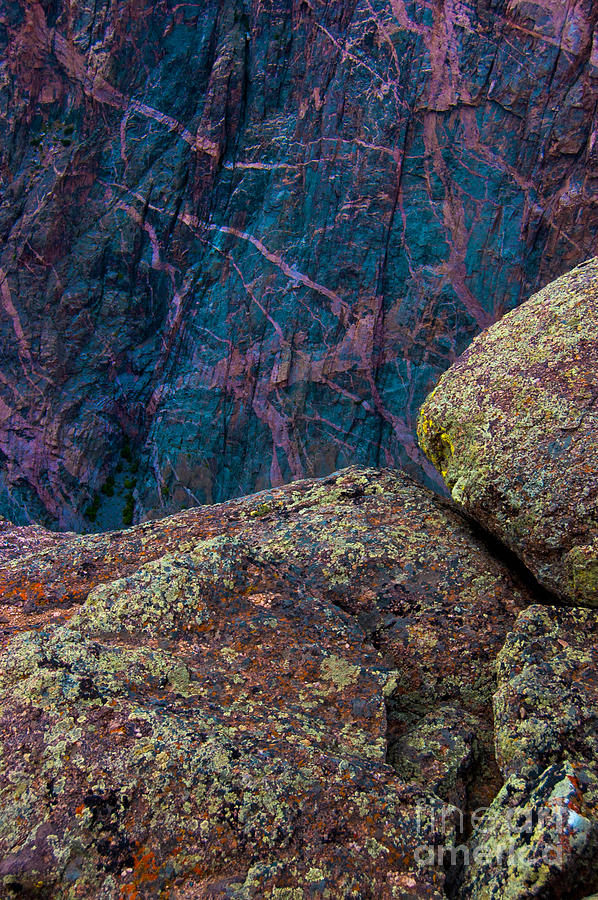 Canyon Rock Abstract Photograph by Barbara Schultheis