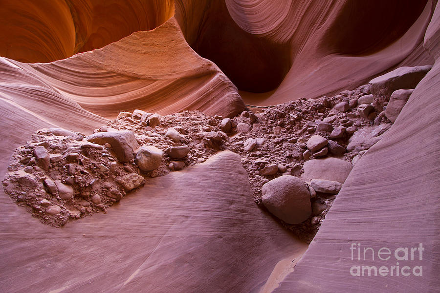 Antelope Canyon Photograph - Canyon rocks in abundance  by Bryan Keil
