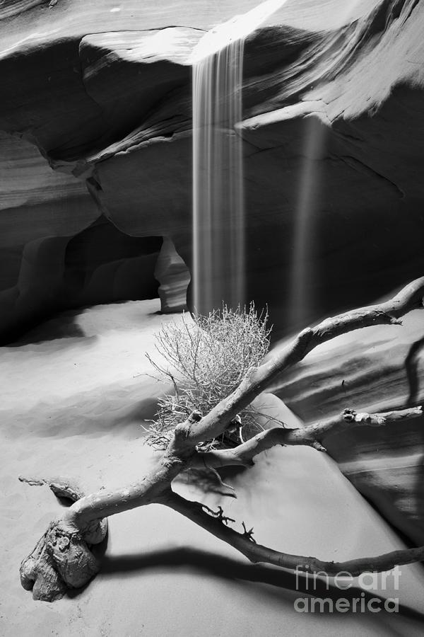 Antelope Canyon Photograph - Canyon Sandfall by Bryan Keil