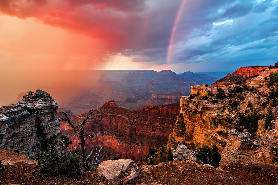 Grand Canyon National Park Photograph - Canyon Storm by Guy Schmickle