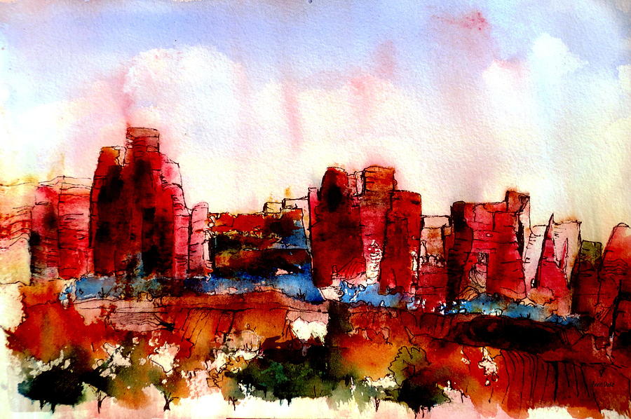 Canyonlands 02 Painting by Anne Duke