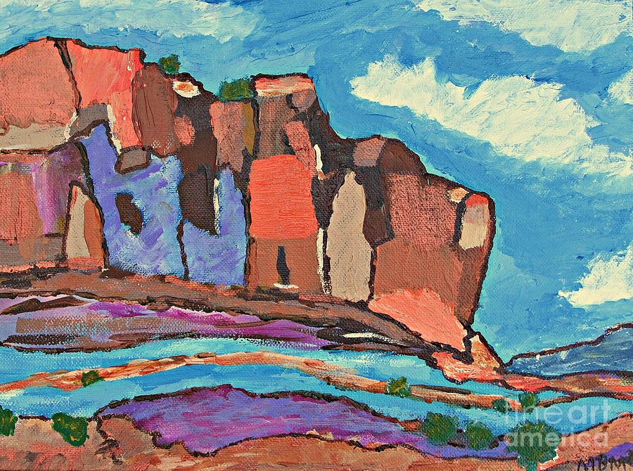 Abstract Painting - Canyons  Chorus by Mary Mirabal