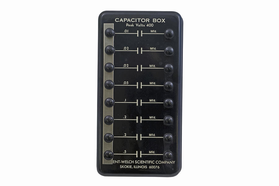 Capacitor Box Photograph by Science Stock Photography