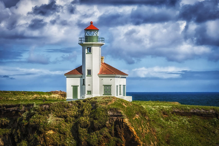 Cape Arago Lighthouse Photograph By Chris Malone 