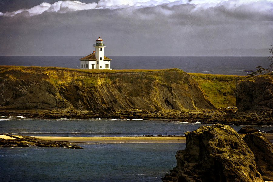 Cape Arago Lighthouse Photograph by Joan Carroll