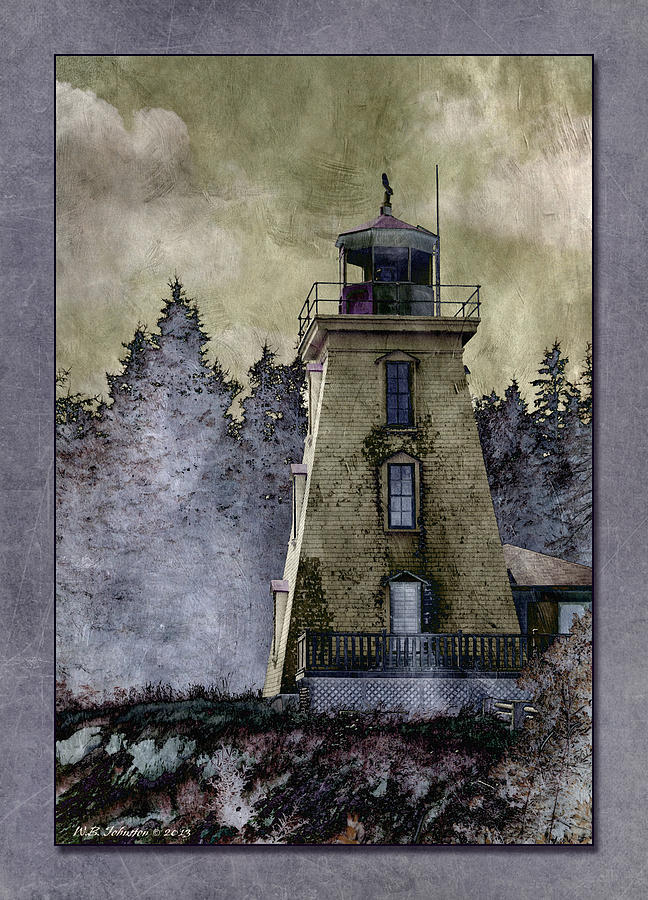 Lighthouse Photograph - Cape Bear Lighthouse by WB Johnston
