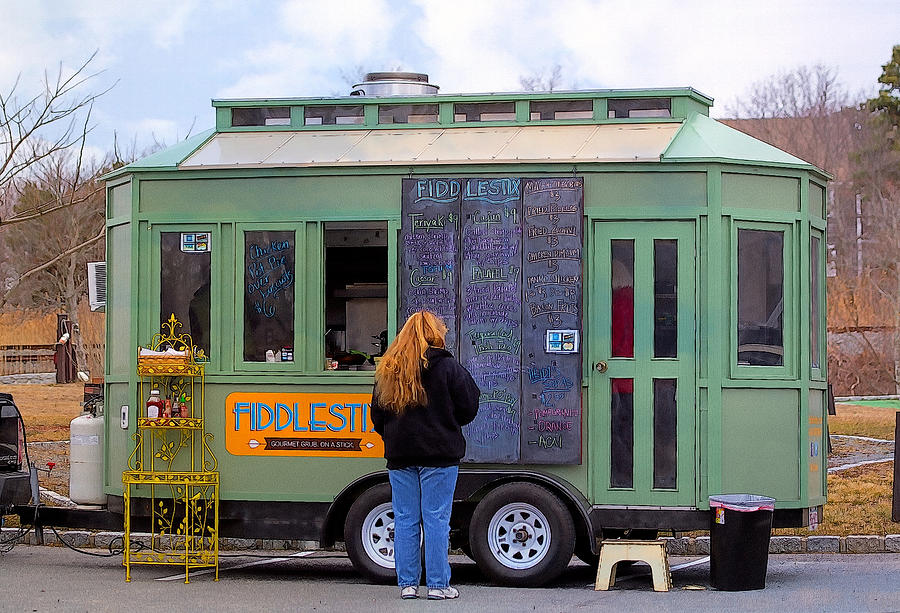 Cape Cod Americana - Fiddlestix Food Truck   Photograph by Constantine Gregory